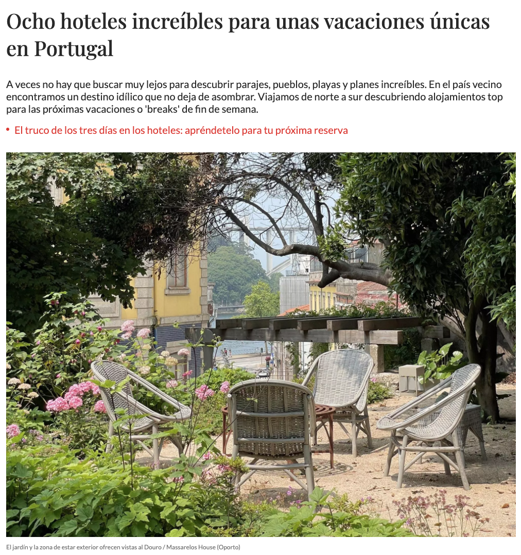 WOMAN/ Ocho alojamientos únicos en Portugal