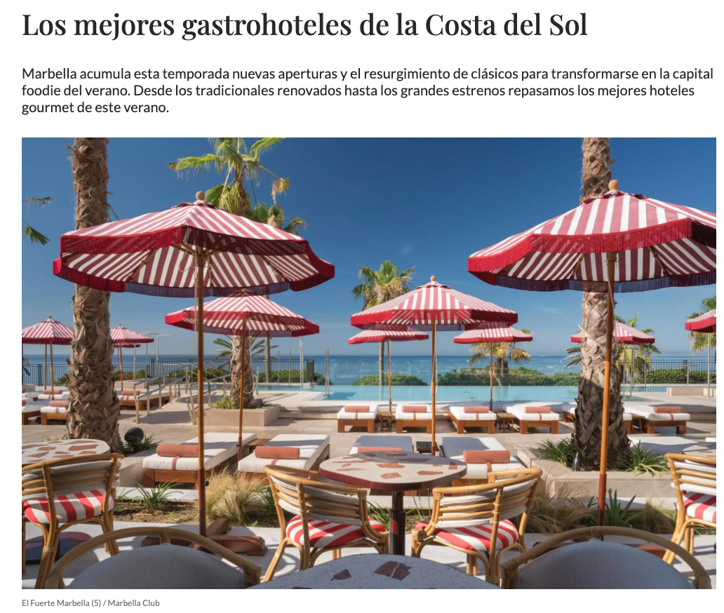 WOMAN/ Los mejores gastrohoteles de la Costa del Sol