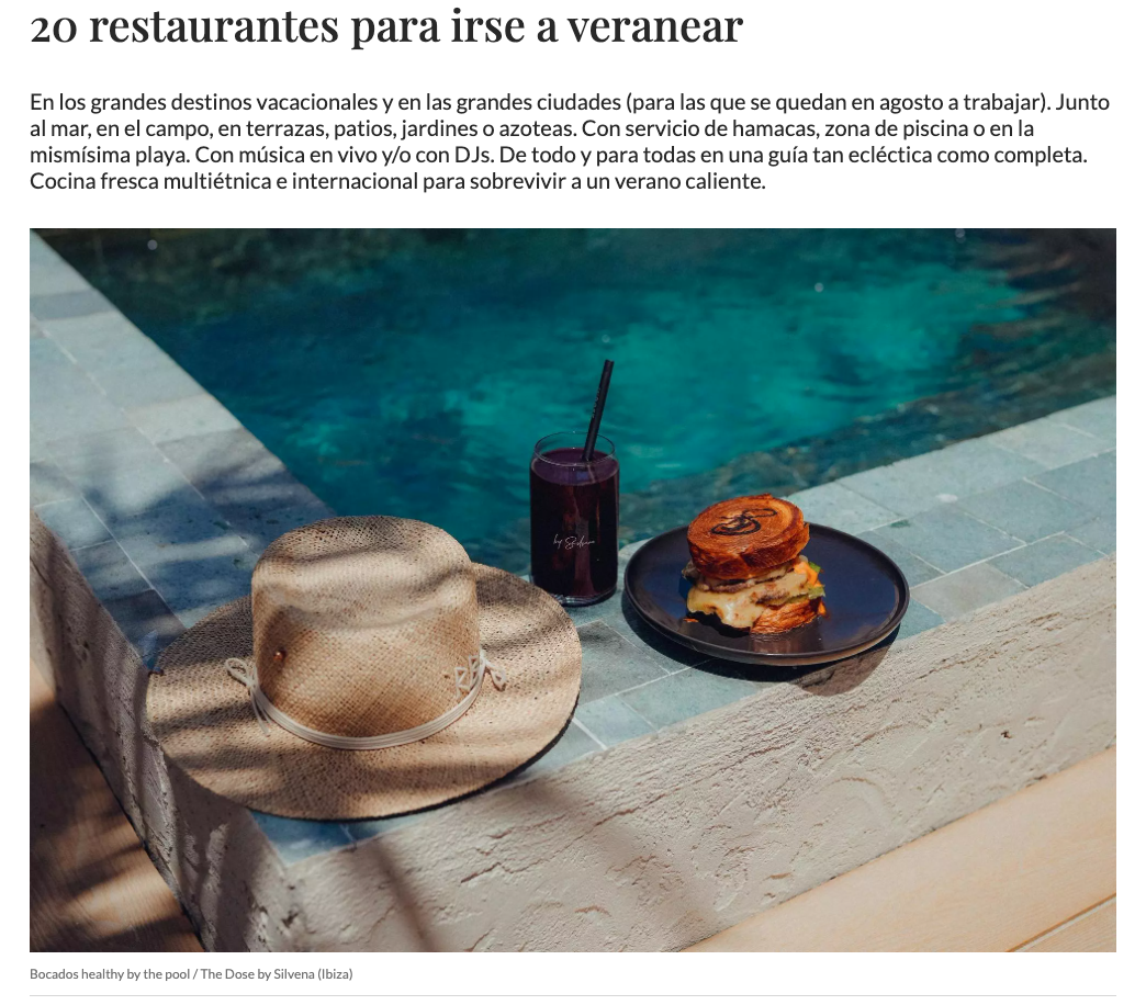 WOMAN/ Restaurantes para el verano