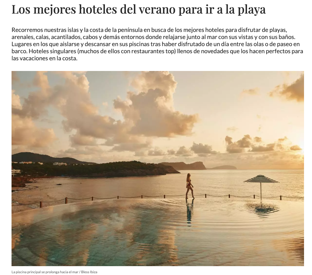 WOMAN/ Los mejores hoteles para ir a la playa
