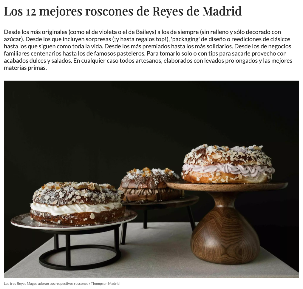 WOMAN/ Los mejores roscones