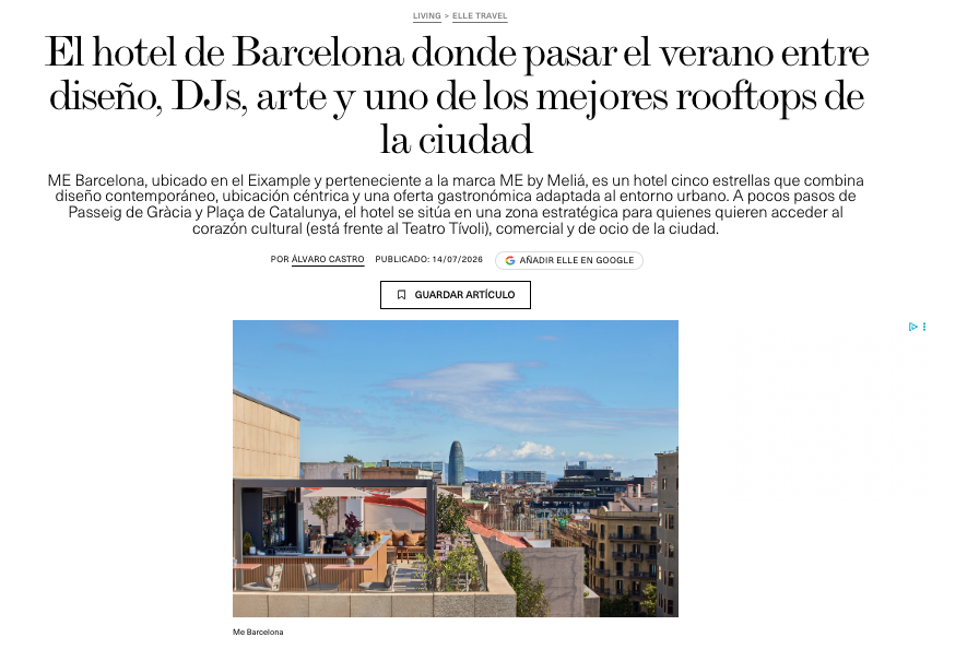 ELLE/ ME Barcelona
